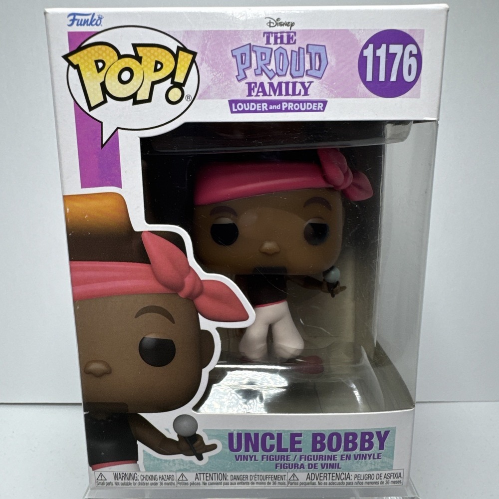 Funko Pop Disney The Proud Family Uncle Bobby 1176 Vinyl Figure Louder & Prouder